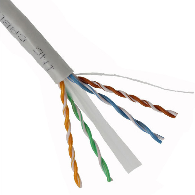 SF / UTP 6 쌍 24AWG 23AWG Cat5e Cat 6 실내 UTP 랜 케이블