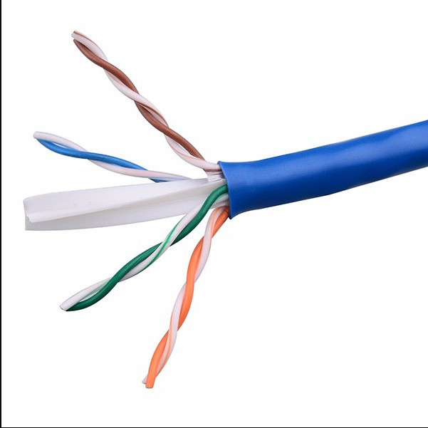 ISO CPR ETL 6 쌍 UTP 랜 케이블 24AWG 23AWG Cat5e Cat 6 실내