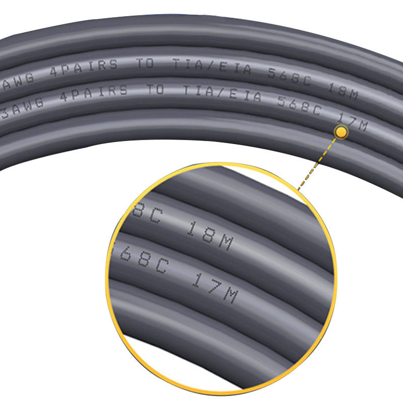 UTP Cat6 네트워크 및 LAN 케이블 305M 길이 23 AWG 스피지 23 AWG