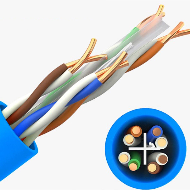 고속 Cat6 UTP LAN 케이블 및 네트워크 에더넷 케이블 305M 길이 23 AWG