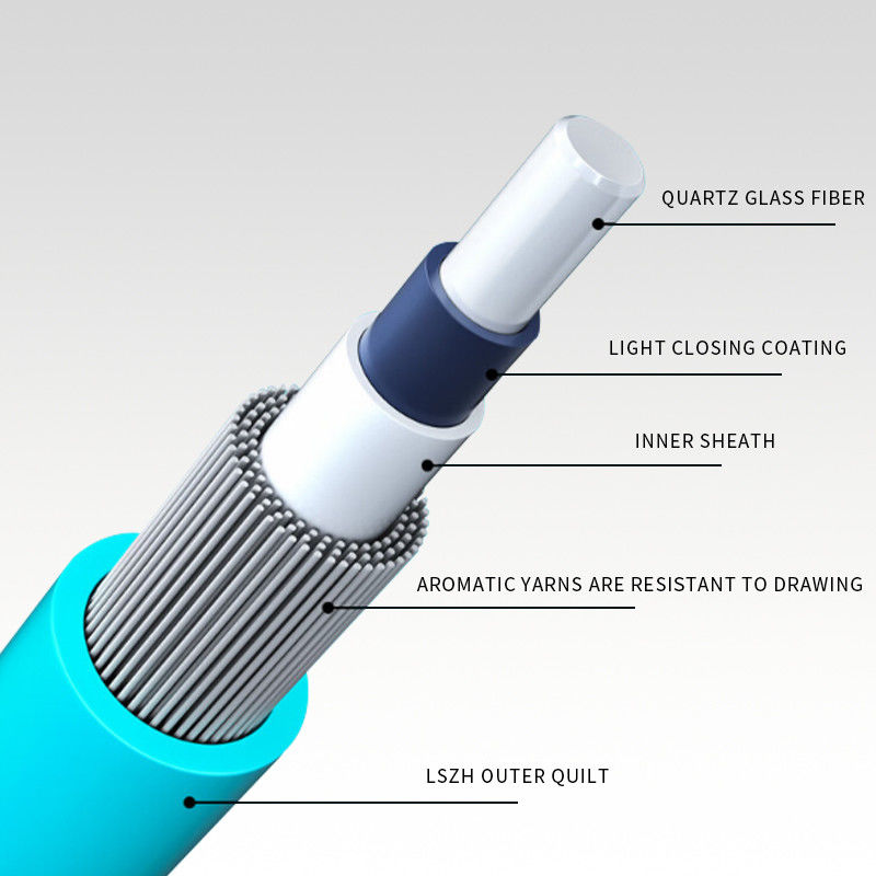 PVC / LSZH / OFNP / OFNR / 플레넘 광섬유 패치 코드 최적 성능