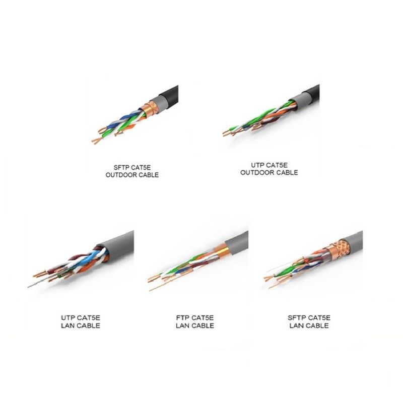 300V 카테고리 5e 네트워크 케이블 구리 / CCA 선도자 1000Mbps
