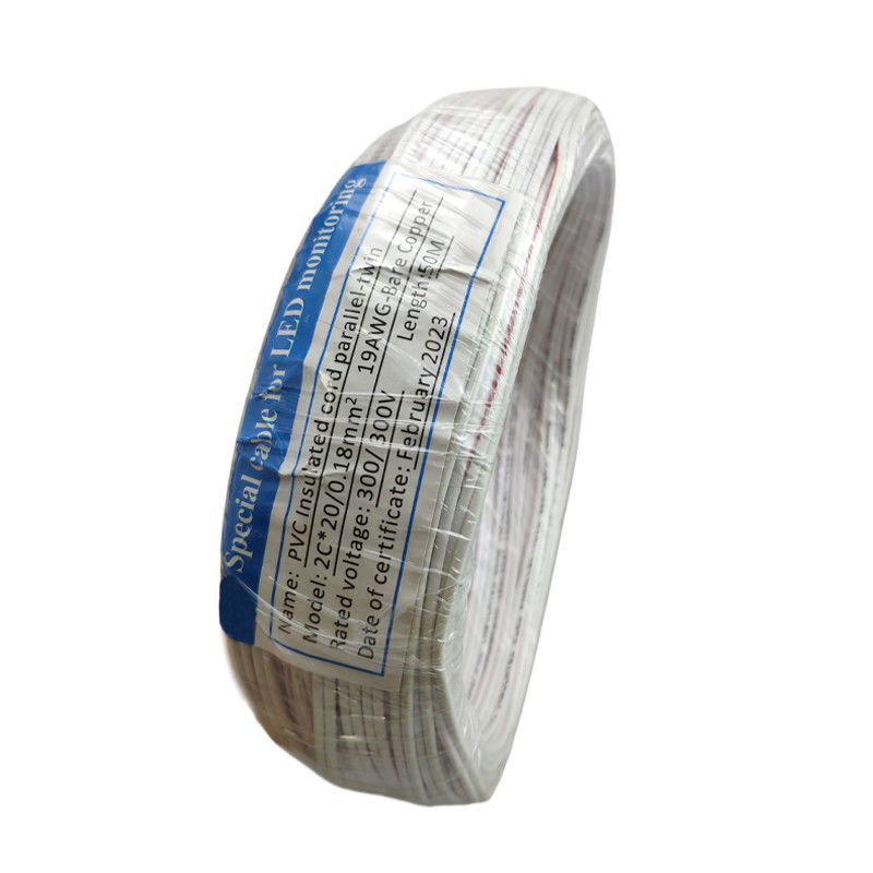 고해상도 LED 모니터 케이블 화이트 2C*20/0.18mm2 명확한 시각 표현을 위해