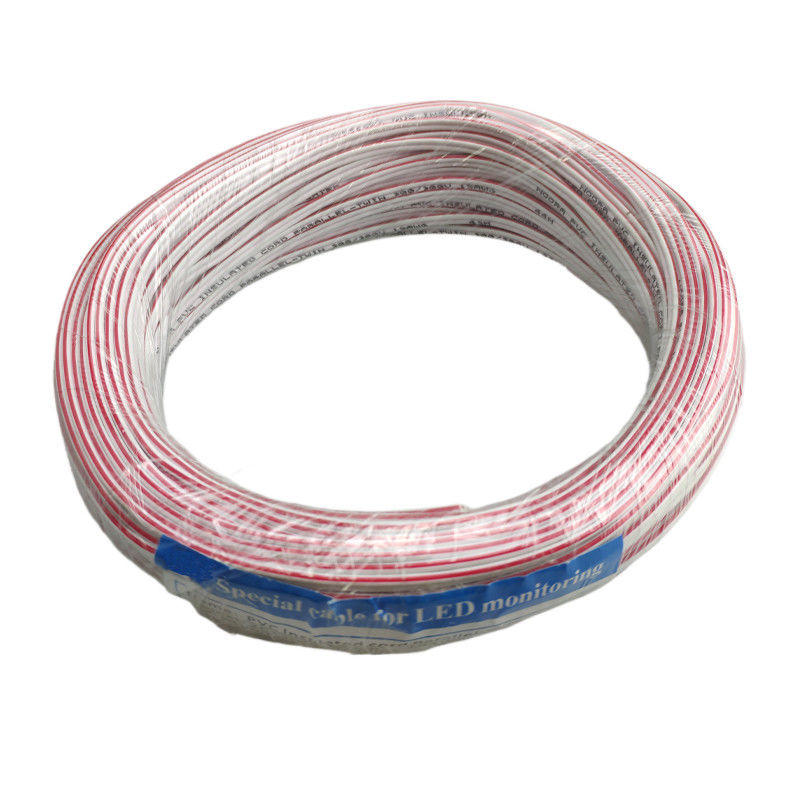 19 AWG 100m 길이 전력 케이블 두 개의 코드 LED 모니터링