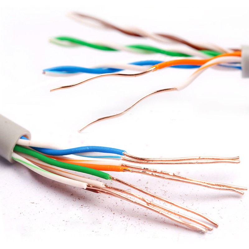 0.56 밀리미터 1000ft 4P 뒤틀린 쌍 Cat5e 랜 케이블, 1000ft UTP Cat 5e 4p