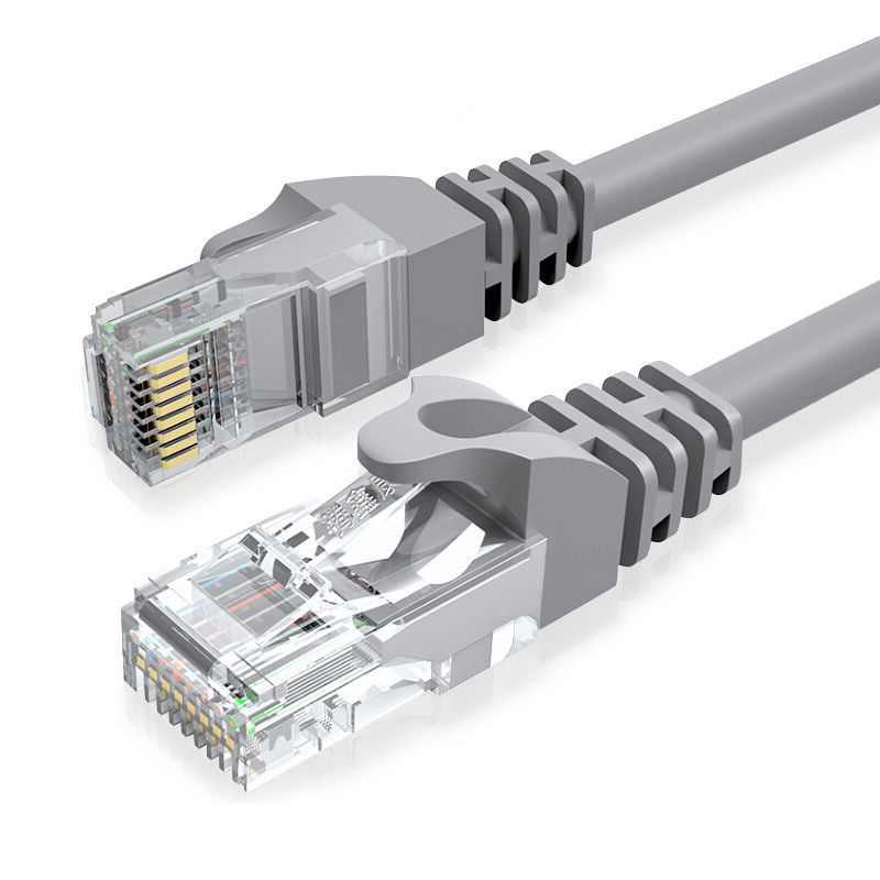 UTP 4PR 24AWG 1M Cat5e 패치가 끈으로 묶는다고, 50 Ft Cat5e 이더넷은 전보를 칩니다