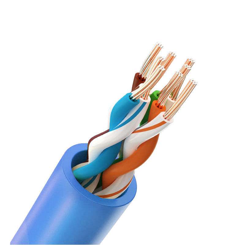 UTP 4PR 24AWG 1M Cat5e 패치가 끈으로 묶는다고, 50 Ft Cat5e 이더넷은 전보를 칩니다