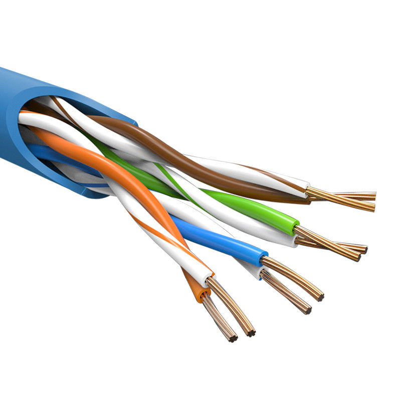 UTP 4PR 24AWG 1M Cat5e 패치가 끈으로 묶는다고, 50 Ft Cat5e 이더넷은 전보를 칩니다