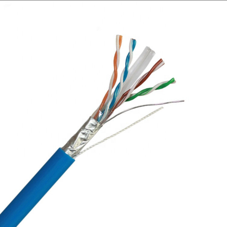1000ft 2 pr 4 pr Al 테이프 Cat6 랜 케이블, 보호해야 하는 Cat 6 Ethernet 케이블 CU CCA 구리