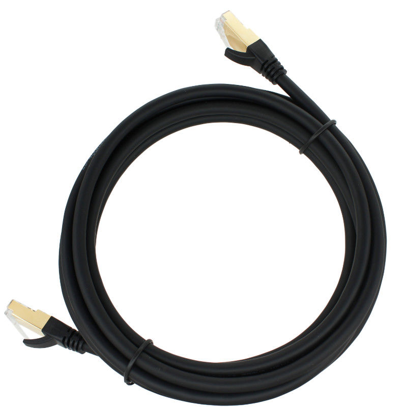 Cat 7 이더넷 케이블 1000ft, CE ROHS FTP SFTP Rj45 플러그 Cat7 패치 코드를 맞추어줍니다