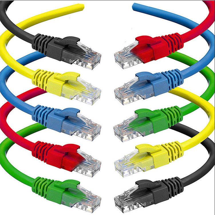 RJ45 연결기 PVC 재킷 UTP FTP 실내 Cat5e 패치 코드, 10m Cat5e Ethernet 케이블