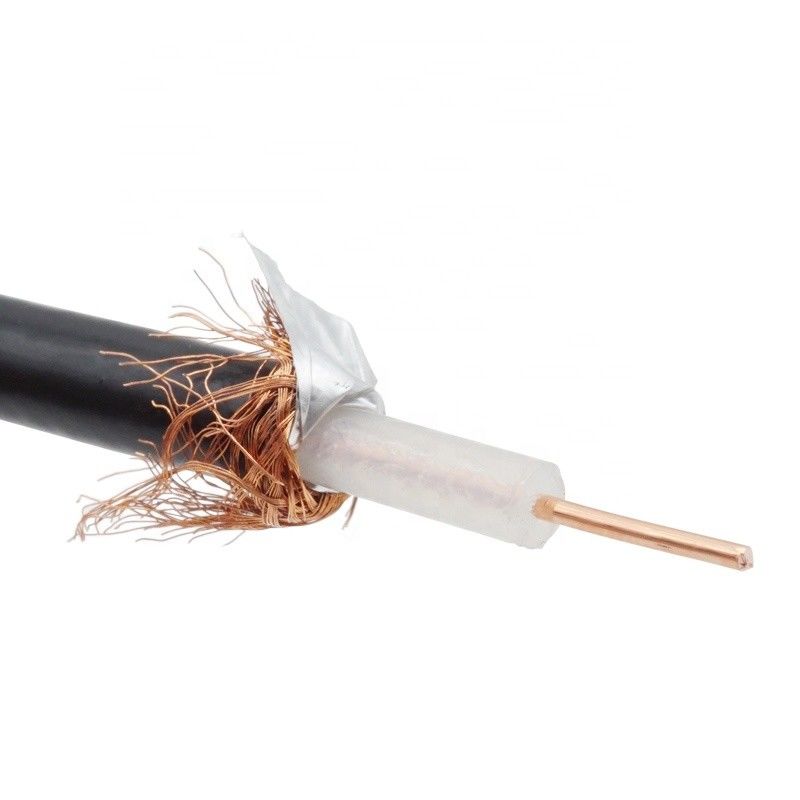 RG6 RG7 RG213 RG11 무선주파수 RG58 동축 텔레비전 케이블 흑색 컬러