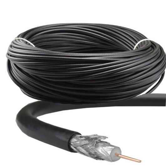 RG6 RG7 RG213 RG11 무선주파수 RG58 동축 텔레비전 케이블 흑색 컬러