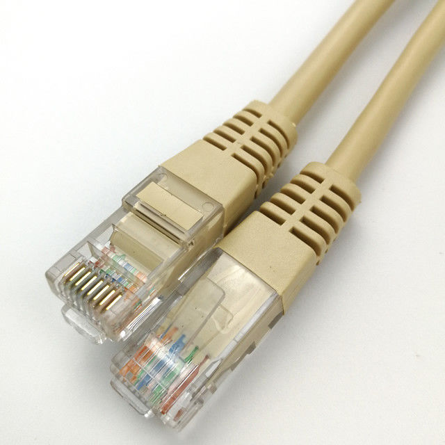 RJ45 네트워크 이더넷 패치 코드 케이블 노랑색에 대한 UTP Cat5e Rj45