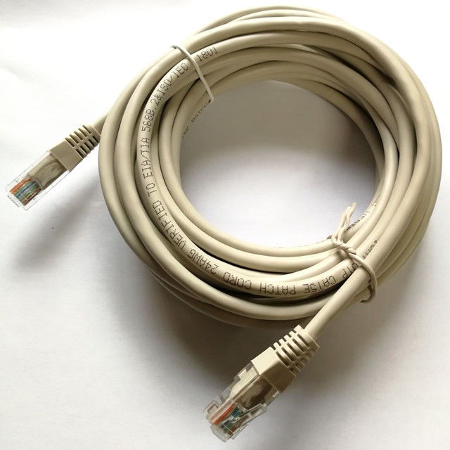 RJ45 네트워크 이더넷 패치 코드 케이블 노랑색에 대한 UTP Cat5e Rj45