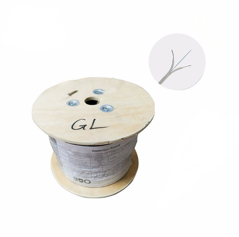 광섬유는 1 핵심에게 2 핵심 FTTH 드롭 케이블 G657을 전송합니다