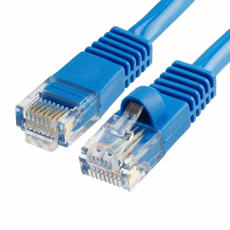 네트워크에서 Cat5 5e 6 케이블 네트워크 UTP Cat 5 케이블과 연결기 패치 케이블