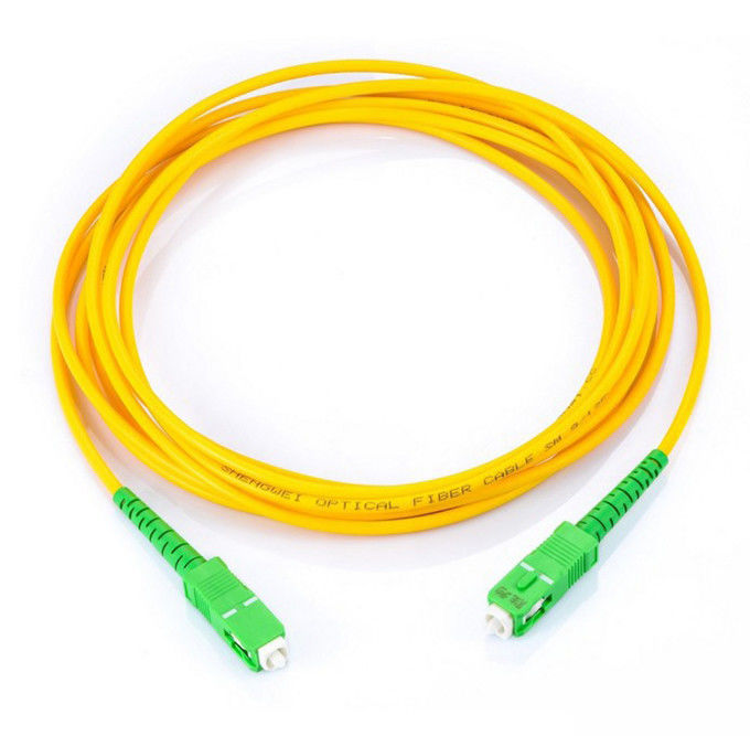 UPC / PC / APC SC LC ST FC 단일모드 다중 모드 단순한 두 부분으로 된 SM MM 3 미터 광섬유 패치 코드
