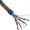 Cat6 이더넷 케이블, Cat6 보호 SFTP 케이블, 1000ft, 23AWG, Solid Bare Copper, 500MHz