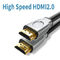 8K 60Hz 4K 120Hz를 위한 아연 합금 샐과 48gbps HDMI 케이블을 구리도금하세요